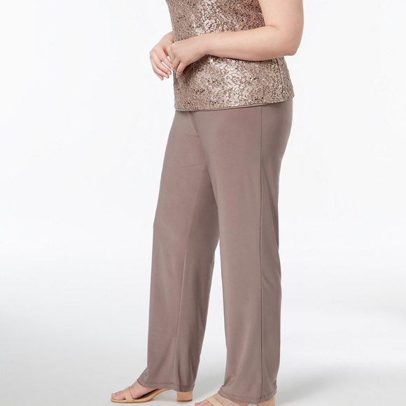 R & M Richards Champagne Pants- Mid-rise Sz 18 - Picture 5 of 6